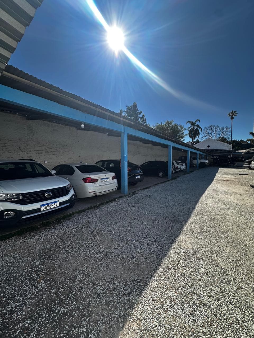 Vagas cobertas da Garagem Central